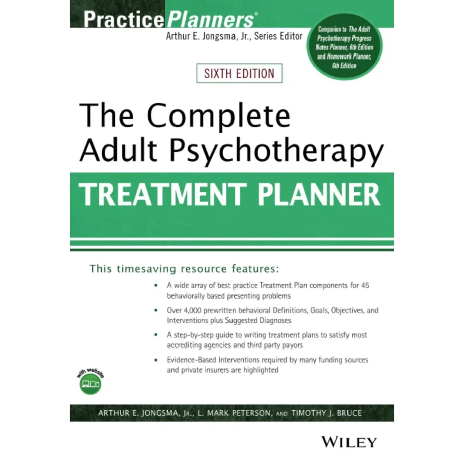 The Complete Adult Psychotherapy Treatment Planner (PracticePlanners) 6th Edition